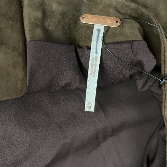 NEW Free People Sienna Goat Suede Western Mini Dress Sz XS - Picture 13 of 15